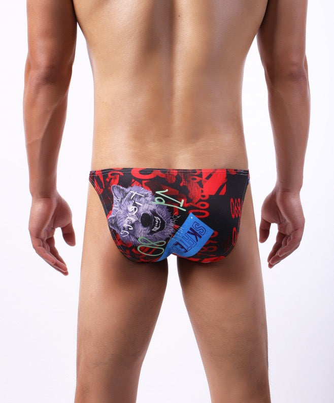 Men's Briefs Low Waist U Raised Pouch Wicking Sweat Ice Silk Sexy Underwear ( please add wechat : Forcopybest )