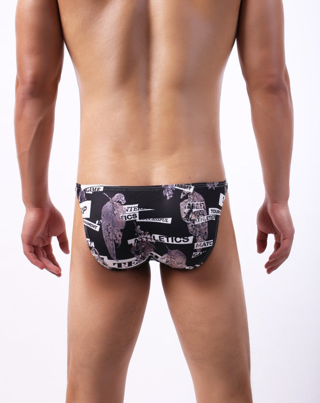 Men's Briefs Low Waist U Raised Pouch Wicking Sweat Ice Silk Sexy Underwear ( please add wechat : Forcopybest )